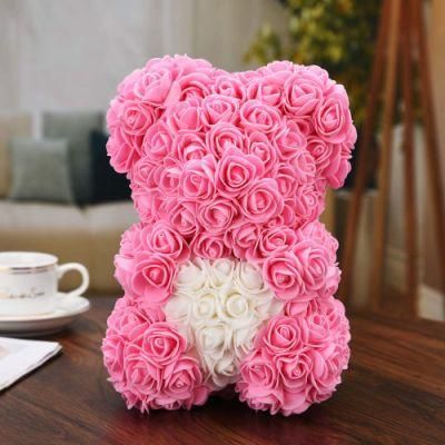 Unique Gifts, Rose Bear - Rose Teddy Bear - Gifts for Girls, Gifts for Mom, Valentine&prime;s Day, Christmas, Wedding, Mother&prime;s Day