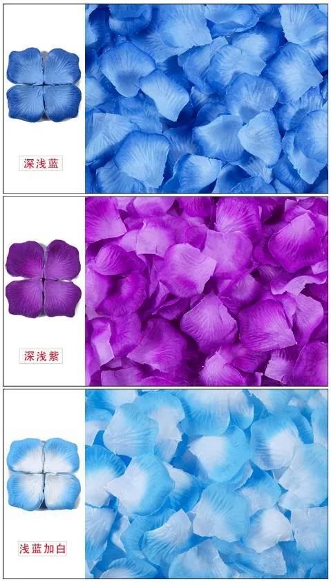 Wedding Decoration Wedding Supplies Non-Woven Fabric Wedding Supplies Simulation Artificial Flower Rose Petals Petals