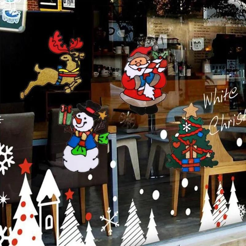 Christmas Decoration Plastic Tree Window Sticker