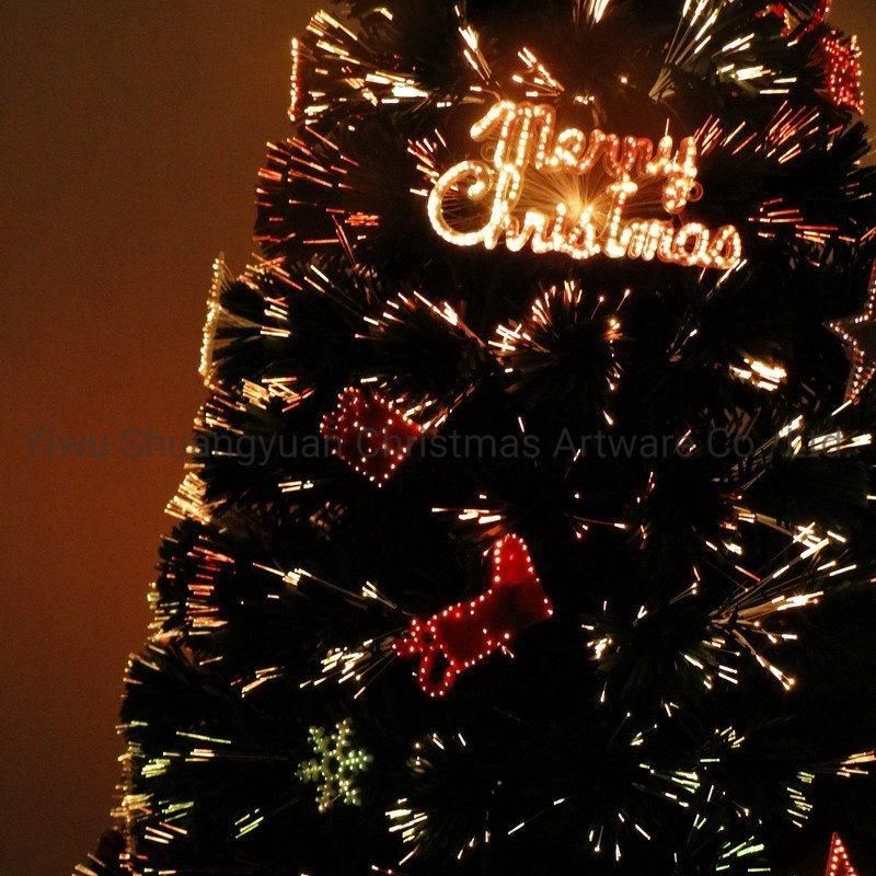 45-300cm Christmas Fiber Tree for Holiday Wedding Party Decoration Supplies Hook Ornament Craft Gifts