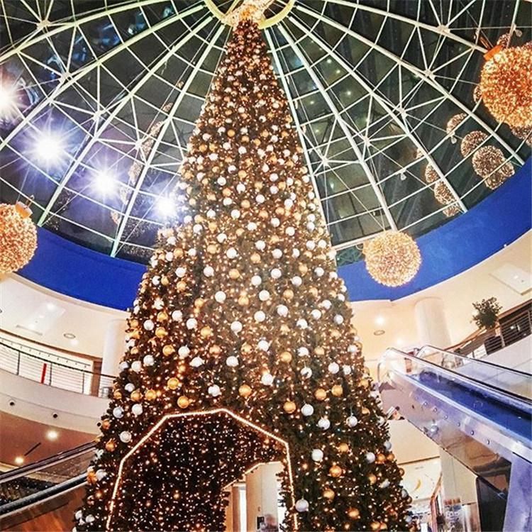PVC Artificial Yiwu Steel Frame Christmas Tree for Shopping Plaza