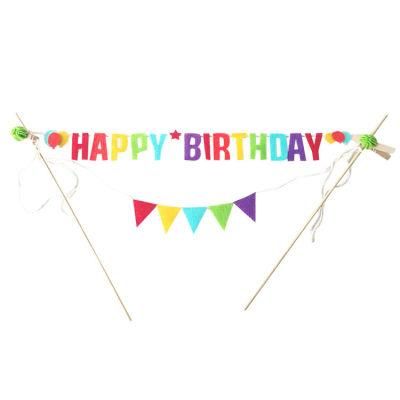 Wedding Happy Birthday Party Decorations Cake Accessories Wholesale Cake Topper Party Decoration Party Supplies