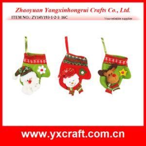 Christmas Decoration (ZY14Y193-1-2-3) Christmas Mitt Christmas Ornament Parts