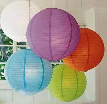 Wedding Decoration Colorful Chinese Paper Lantern