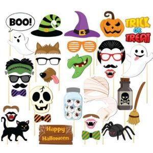 35PCS Photo Props for Halloween on Ghost Festival Decorations and Favors