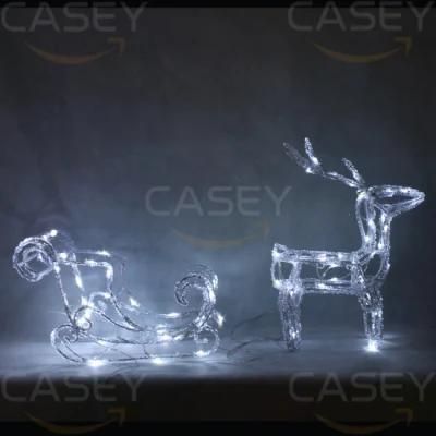 New Design Customizable LED Lighted Deer Light up Animal 3D Animated Christmas Lights