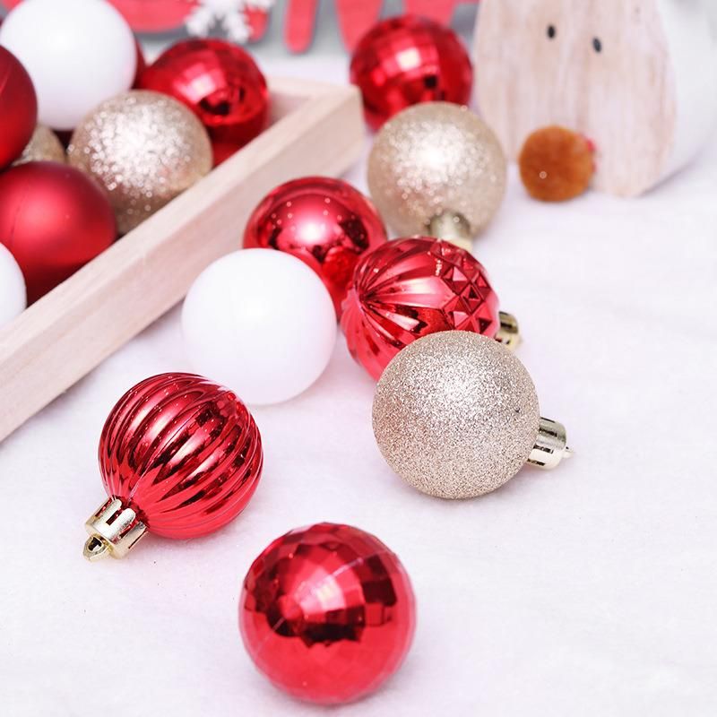 Red Cute Christmas Decorations Balls