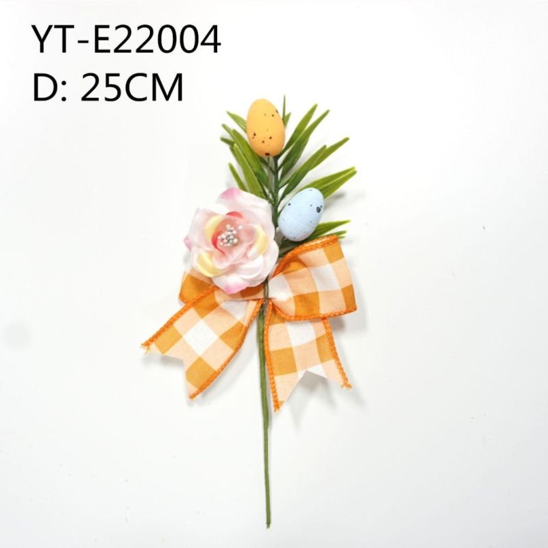 Yt-E22020 Hot Selling Factory Ornament Handmade Easter Egg Picks