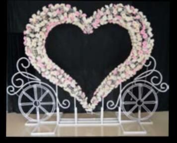 Wedding Decoration LED Motif Light LED Heart Lighting with Rose Flower