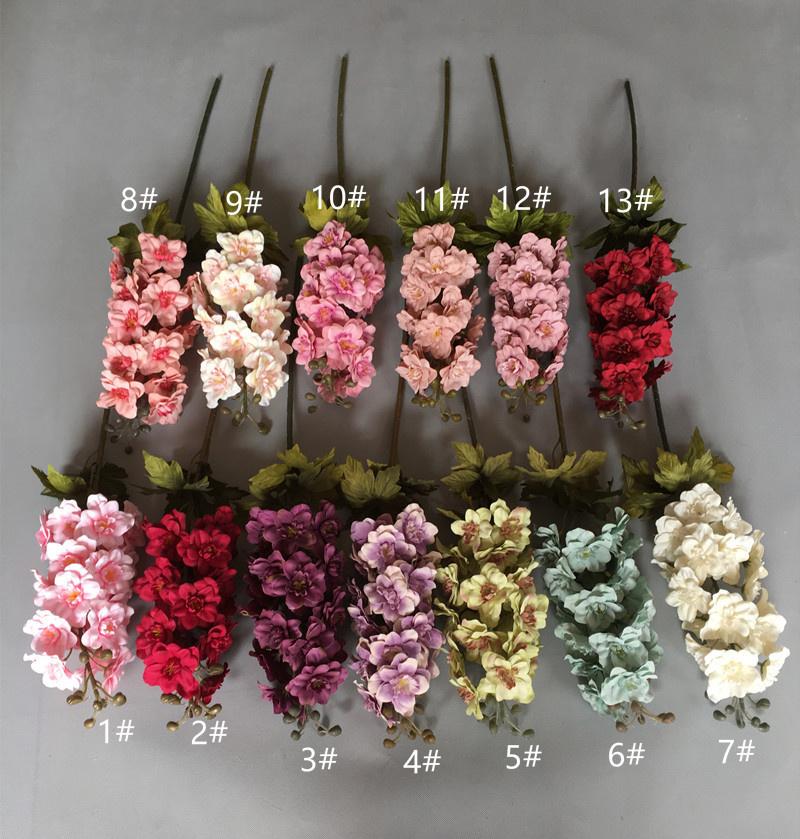 Wholesale Home Decoration Hyacinth Flower Artificial Delphinium Flower