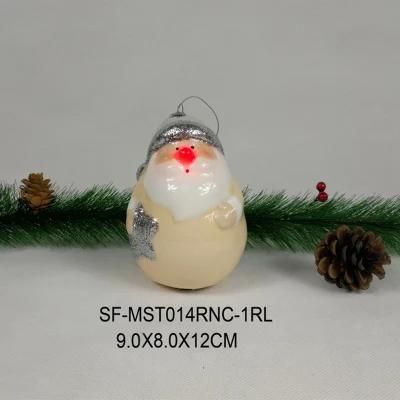Good Quality Polyfoam Snowman/Deer/Santa with Red LED Light for Christmas Decoration
