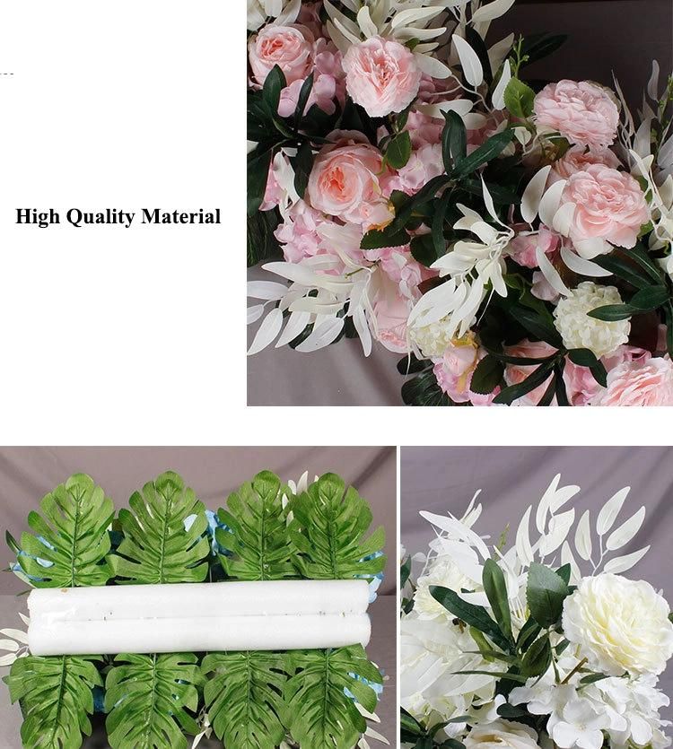 Artificial Flower Row Wedding Arch Background Wall Decoration Long Flower Shop Window Arrangement Flower Row