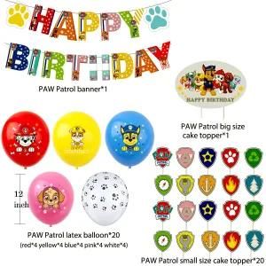 Cartoon Theme Party Decorations Children&prime; S Birthday Party Suppies Balloons