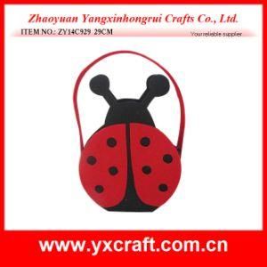 Easter Decoration (ZY14C929 29CM) Easter Craft Beetle Easter Felt Basket