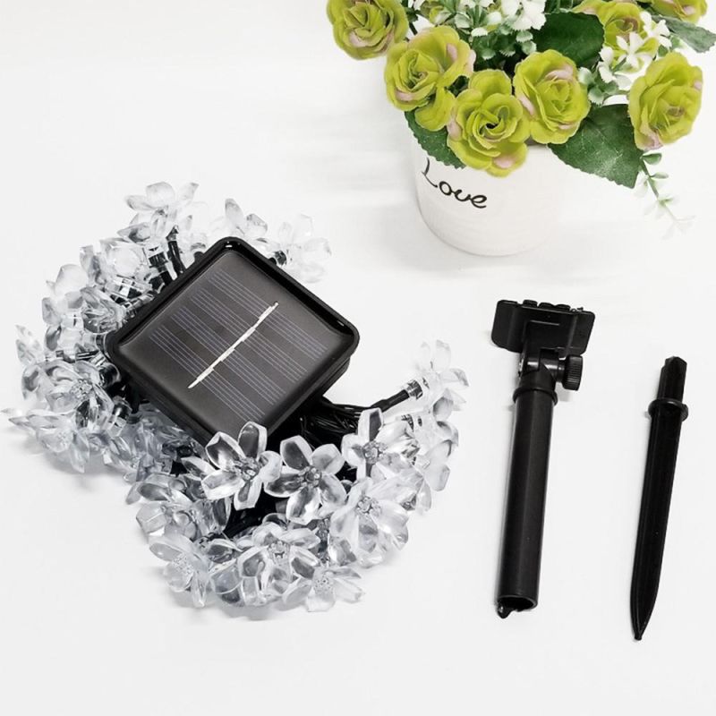 Cheap Price Wholesale Factory Direct Sale Lovey Multicolor Cherry Solar Light