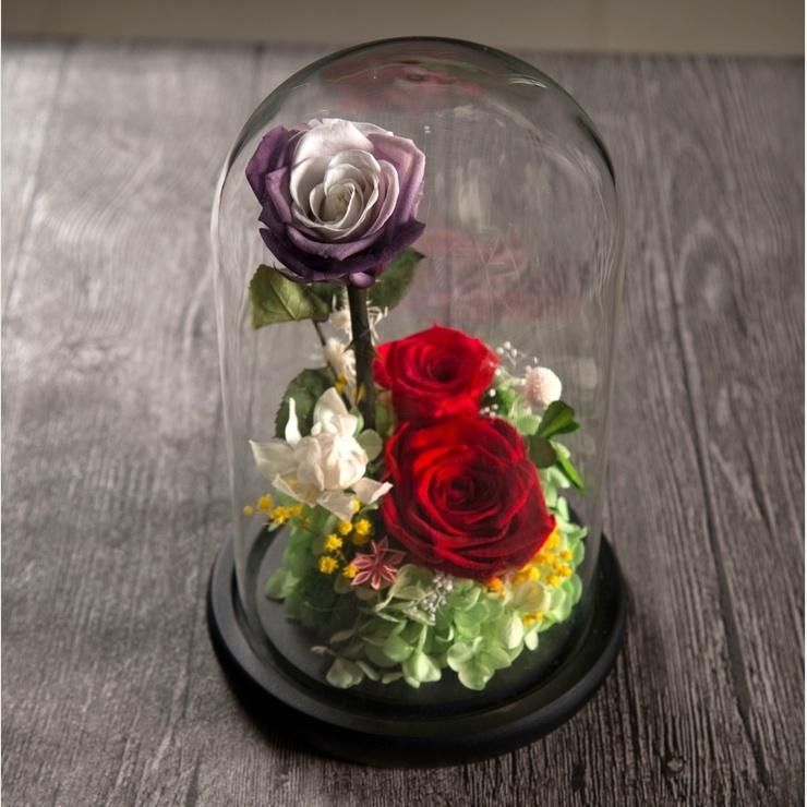 2018 Hot Products Artificial Flowers Valentine Day Gift for Girlfriend Preserved Rose Flower