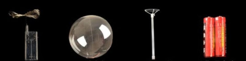 LED Bobo Balloons Ump for Christmas Birthday Party Decoration