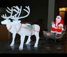 Outdoor Christmas Holiday Decoration LED Solar Snowflake Motif Acrylic Light