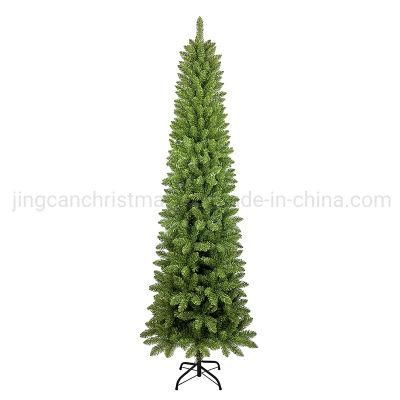 Customized Dense Green PVC Pencil Christmas Tree