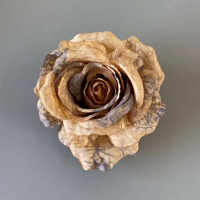 Wholesale Artificial Rose Flower Heads Silk Flower Wall Panel Flower Heads