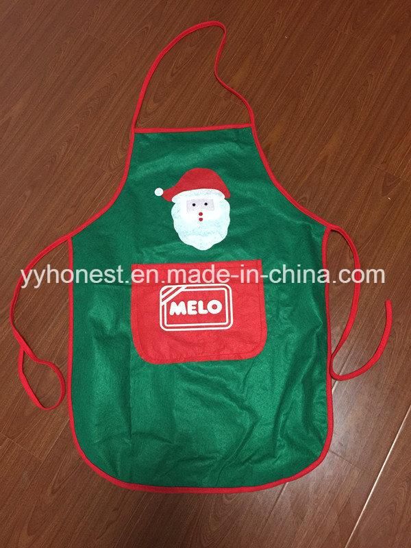 Promotional Cheap Price Wholesale Christmas Apron with Custom Logo