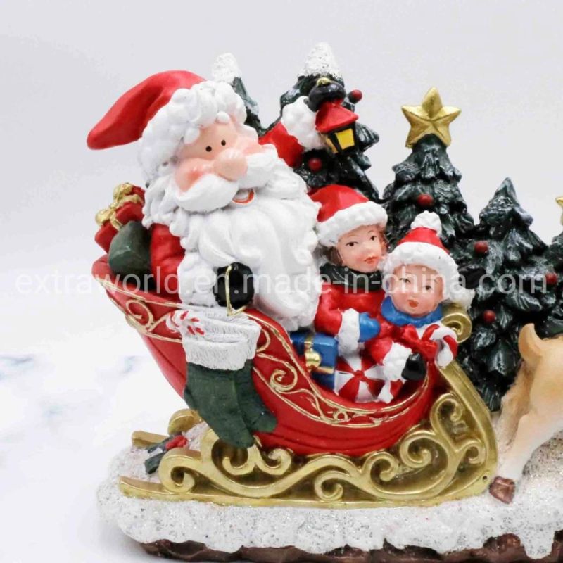 Christmas Decorations Santa′s Xmas Elf Resin Home Decoration