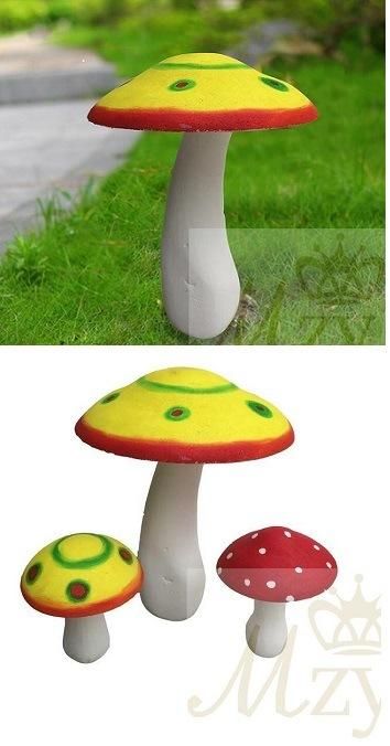 Beauty Window Display Props Shopping Mall Foam Mushroom for Amusement Park Decoration