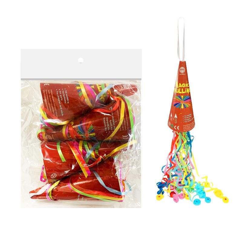 Magic Pulling-Streamer for Party and Festival, Flameproof Quality