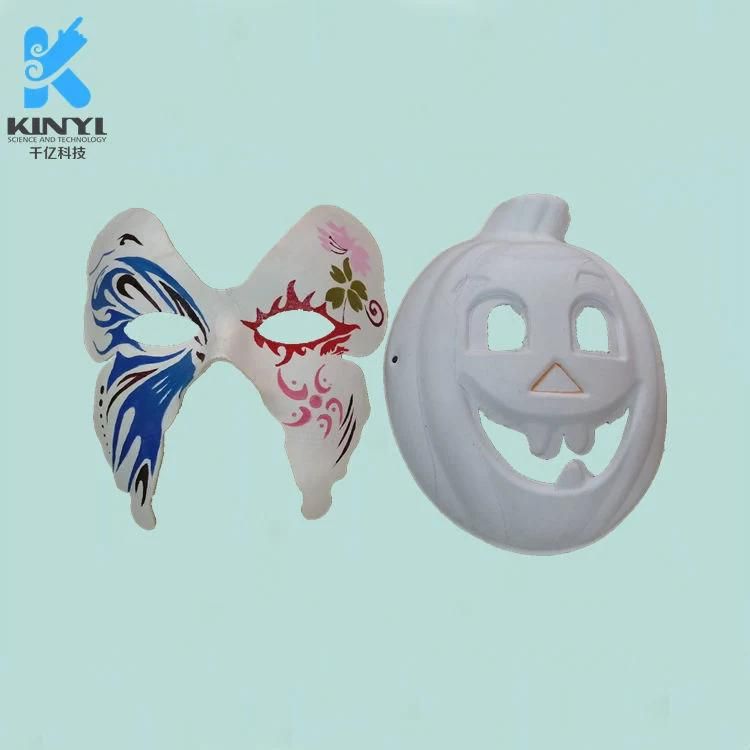 Accept Customized Paper Halloween Mask, Beautiful Butterfly Paper Mask, Eco-Friendly Paper Mask