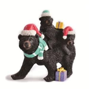 Resin Santa Bear a Factory Direct Selling Gift