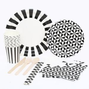 16 Guests Disposable Tableware Set Plate/Napkin Happy Birthday Party Decor