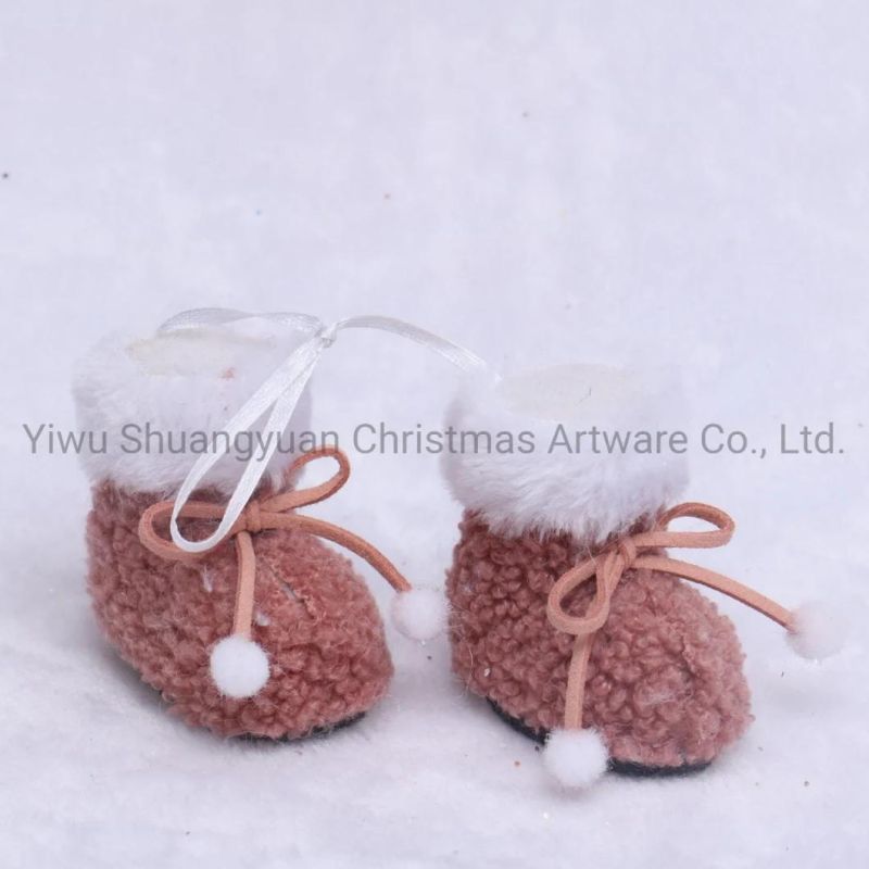 6cm Foam Boots Foam Hanging Ornaments Christmas Tree Ornaments Christmas Ornaments