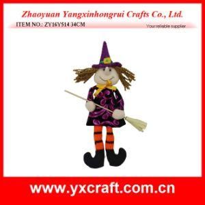 Halloween Decoration (ZY16Y514 34CM) Halloween Gift Idea Good Witch Hat Decoration