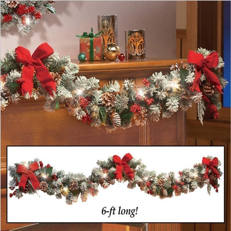 Artificial Plant Christmas Garland for Christmas Decoration and Gift