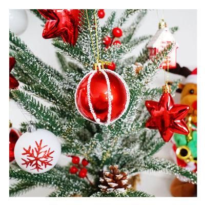 Wholesale Custom Bulk Luxury 2022 Hanging Outdoor Hanging Christmas Decoration Balls for Decorations