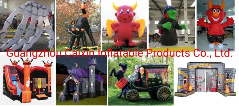 Halloween Inflatable Halloween Yard Decoration Inflatable Halloween Ghost with LED Lights