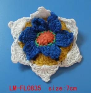 Crochet Flower Beads Flower Sequins Flower Christmas Gifts and Crafts Artificial Flower Christmas Wedding Decoration Home Decoration