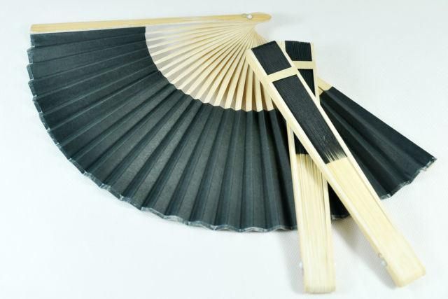 Colorful Paper Hand Fan Bamboo Folding Fan Handheld Fans Paper Folded Fan for Wedding Party and Home Decoration