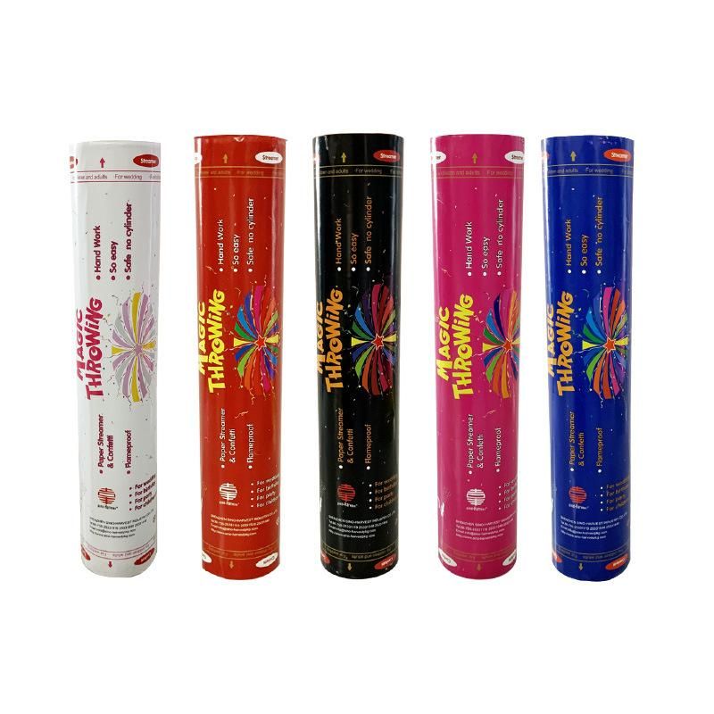 Magic Throwing-Confetti Streamer Flameproof Quality for Party, Festival
