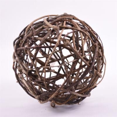 Factory Suppliers Handmade Autumn Home Ball Wooden Decoration