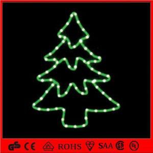 LED Christmas Tree Shape Decoration Rope Motif Light