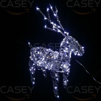 Wholesale Christmas Across Street LED Decoration Motif Lights 3D Reindeer
