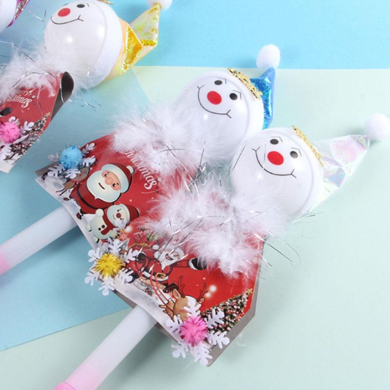 Snowman Santa Tree Flash LED Luminous Stick Kids Children Toy