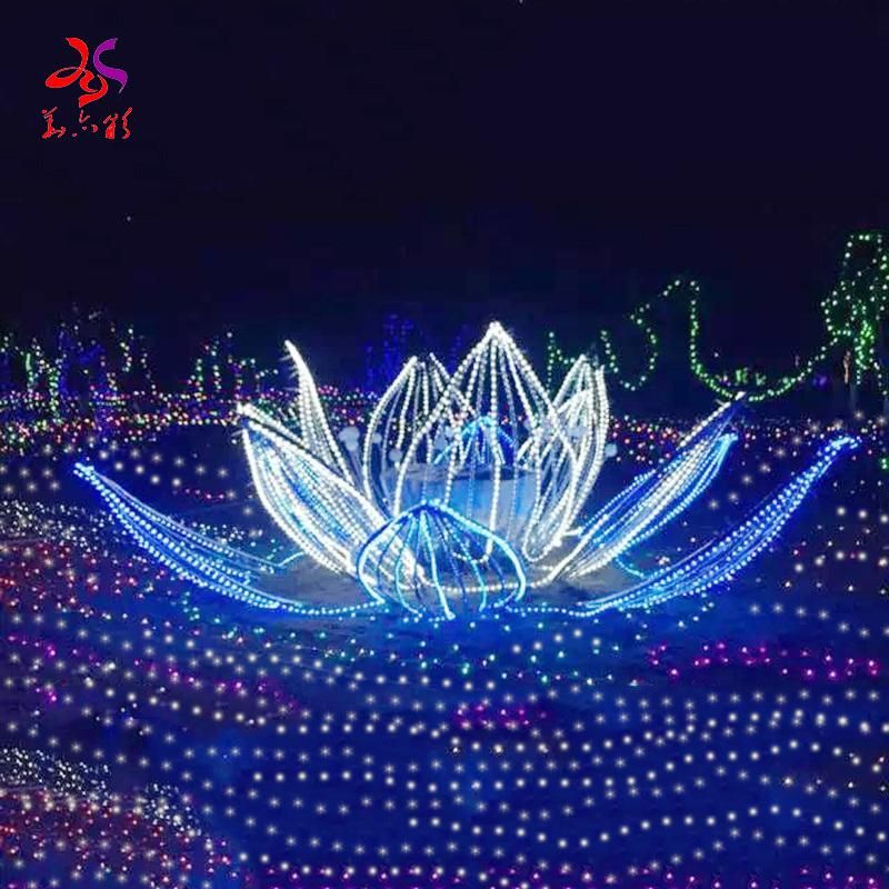 Large Size Outdoor LED Street 3D Motif Light Holiday Decoration
