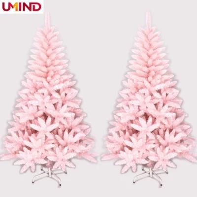 Yh1962 Wholesale High Quality Artificial Christmas Tree 240cm Pink for Decoration
