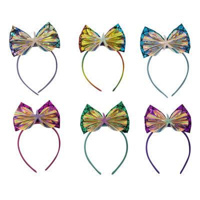 Wholesale Designer Hairbands Girl Bow Headband Korean Elastic Hairband Party Decoration Party Supplies