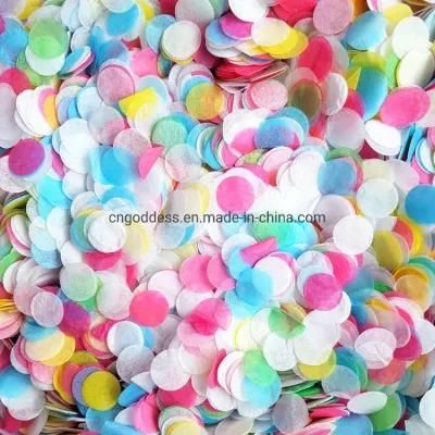 2cm Circle Round Paper Confetti Mix Colorful Tissue Paper Confetti