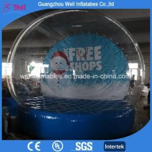Outdoor Decoration Inflatable Snow Globe Giant Inflatable Human Show Ball
