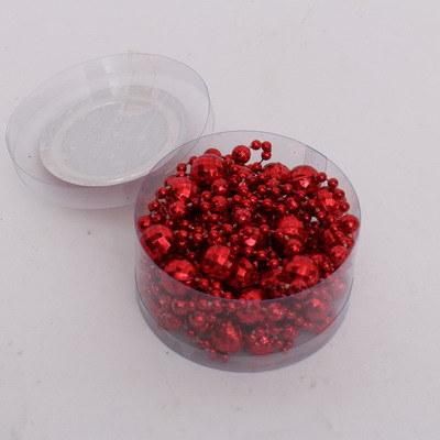 Cheap Price Hot Sale Christmas Tree Best Companion Red Plastic Christmas Bead Garland