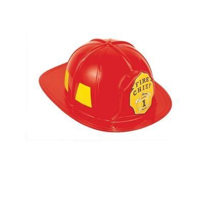Plastic Firefighter Fireman Fire Chief Helmet Hat Cosplay Party